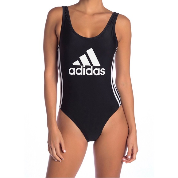 adidas Other - Adidas Logo One Piece Bathing Suit Size Medium